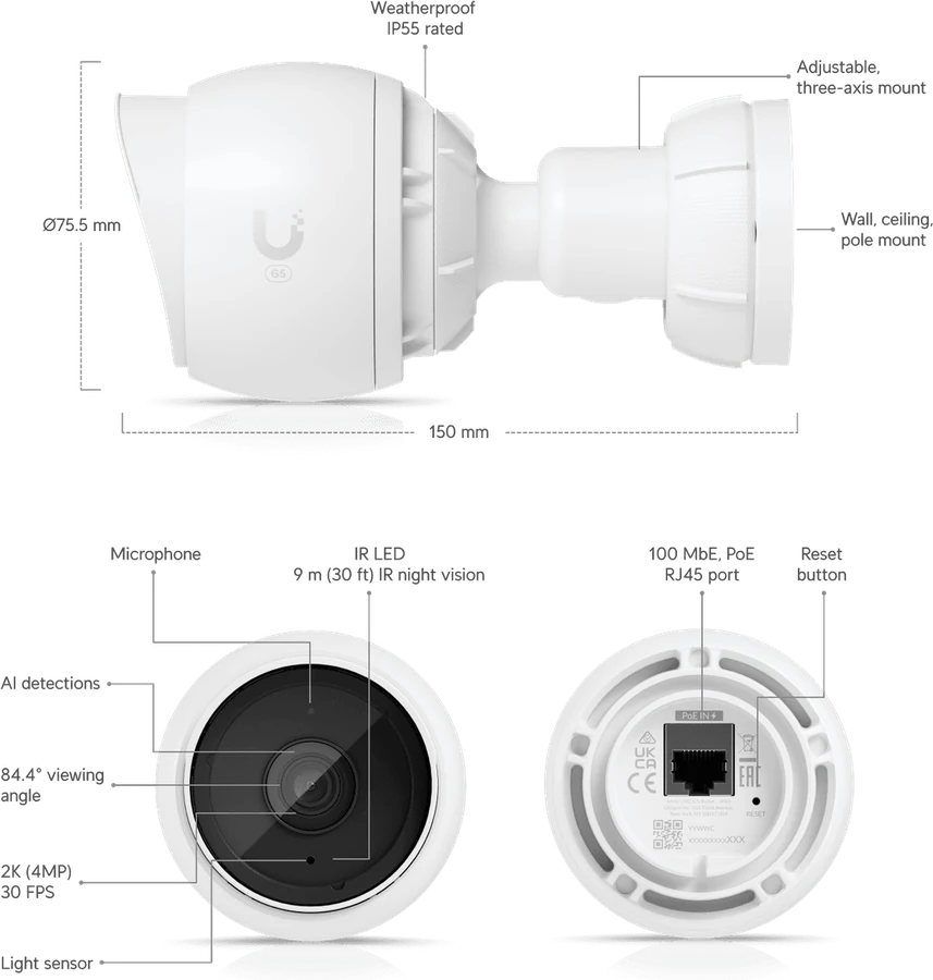 Ubiquiti UniFi G5 Bullet camera